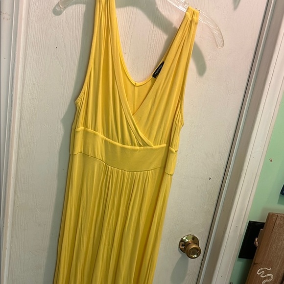Forever 21 Yellow Wrap Pleated Sundress - Picture 6 of 10